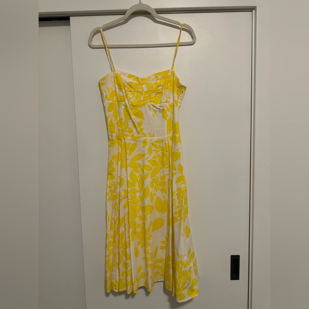 Zara Yellow Floral Dress